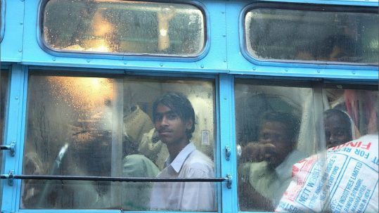 Young Man on Bus