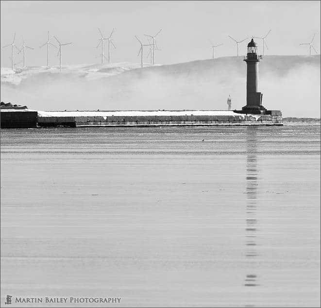Lighthouse with Sea Mist