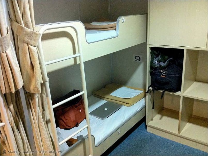 My Bunk on the Ferry