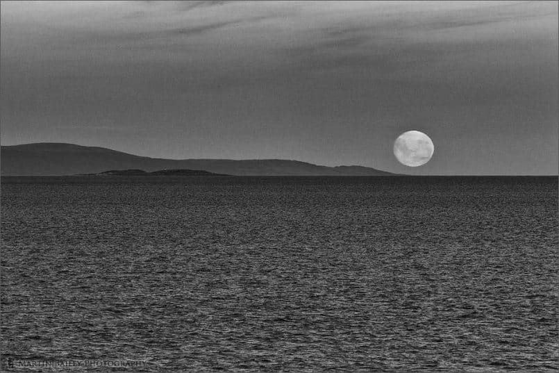 Moonrise Over the Beagle Channel