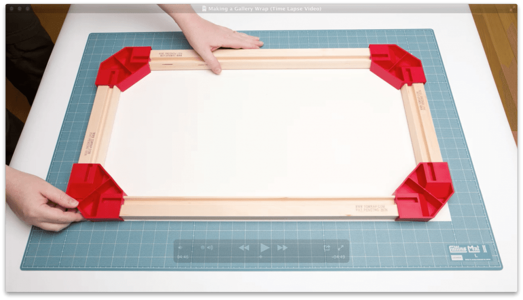 Podcast 303 Making a Gallery Wrap (Time Lapse Video) Martin Bailey