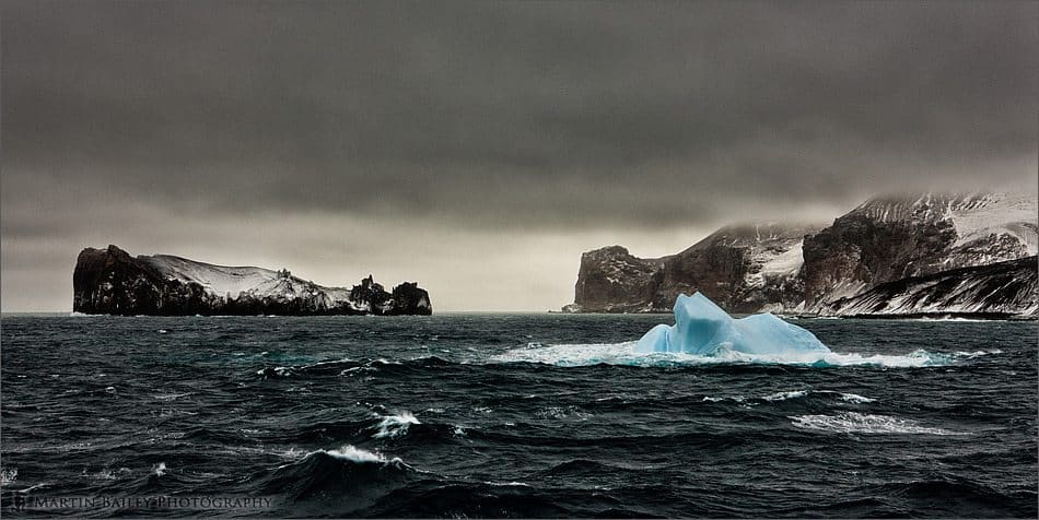 Deception Island Iceberg - Color Efex Pro 4 Version