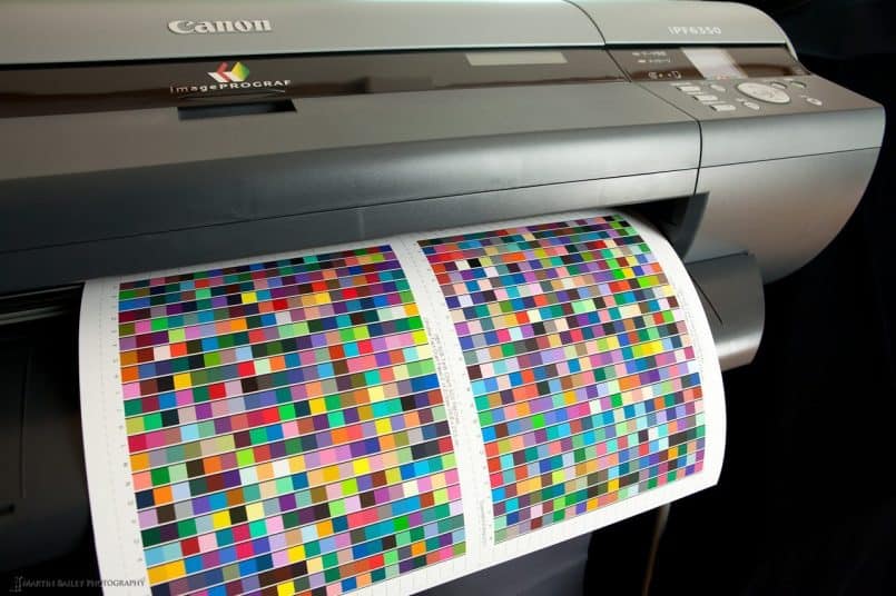 Printing Printer Profiling Targets