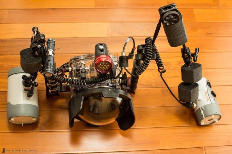 Shawn Miller's Underwater Photography Rig