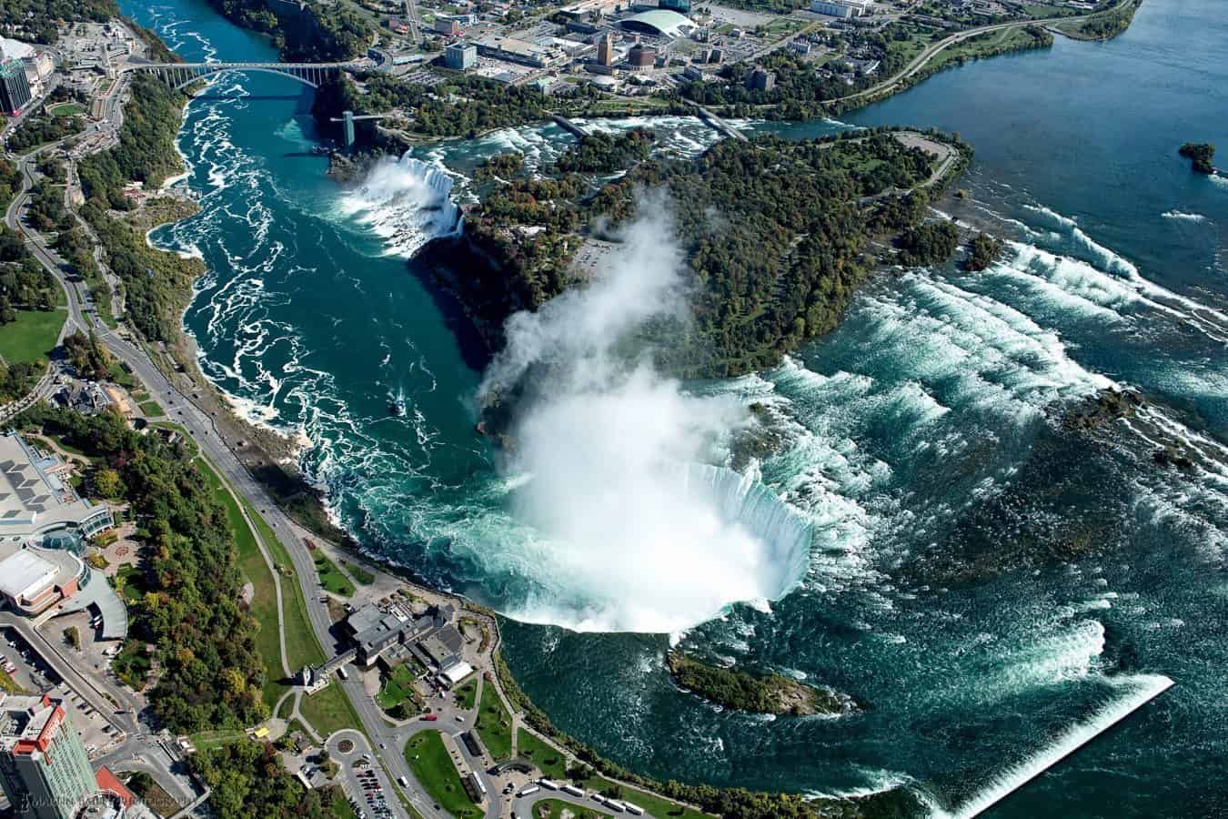 Niagara Falls from Helicopter