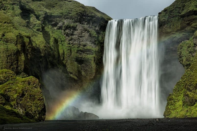 Skógafoss (Falls) with Rainbow