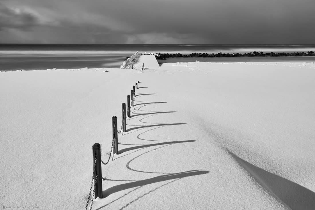 Snow Beach Fence
