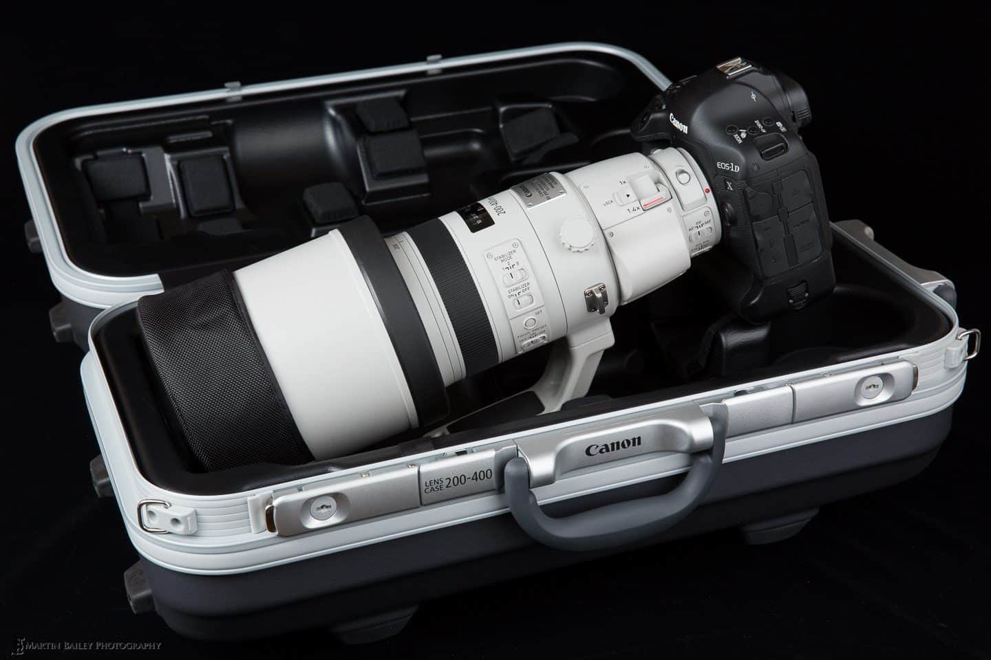 Canon EF 200-400mm F4 L Extender 1.4X Lens in its Case