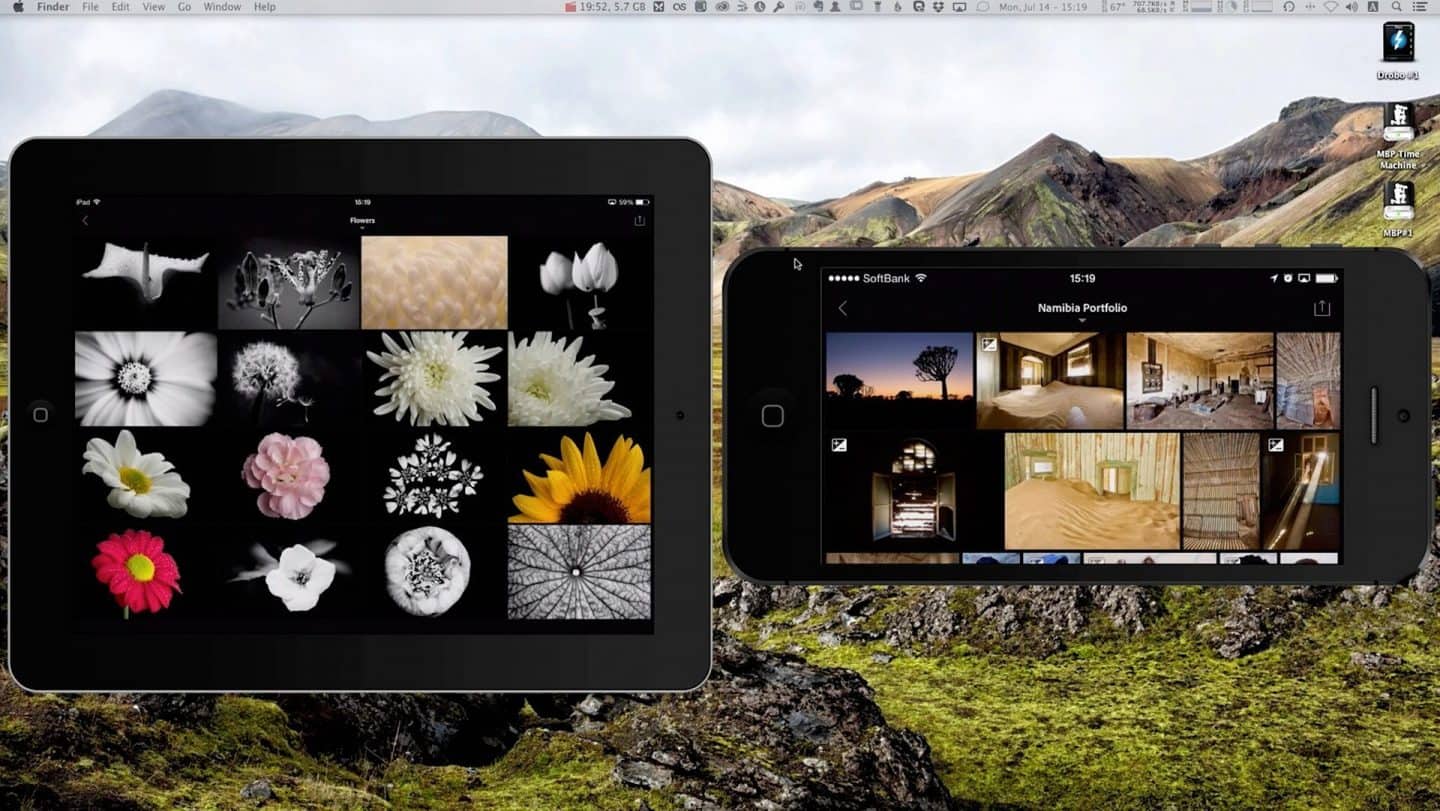 Adobe Lightroom Mobile on iPad and iPhone