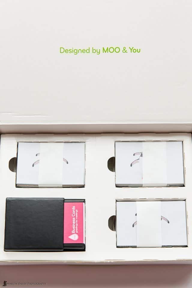 Moo Classic Business Cards Packaging