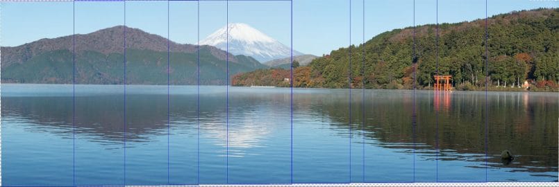 Pano of Mt. Fuji with Photo Edges
