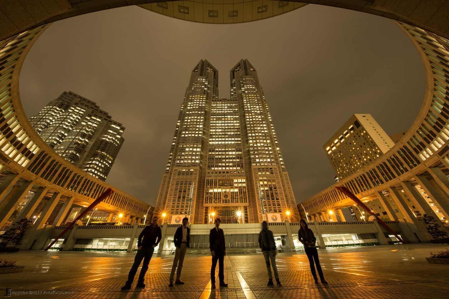 With Friend's at Tokyo Metropolitan Government Building