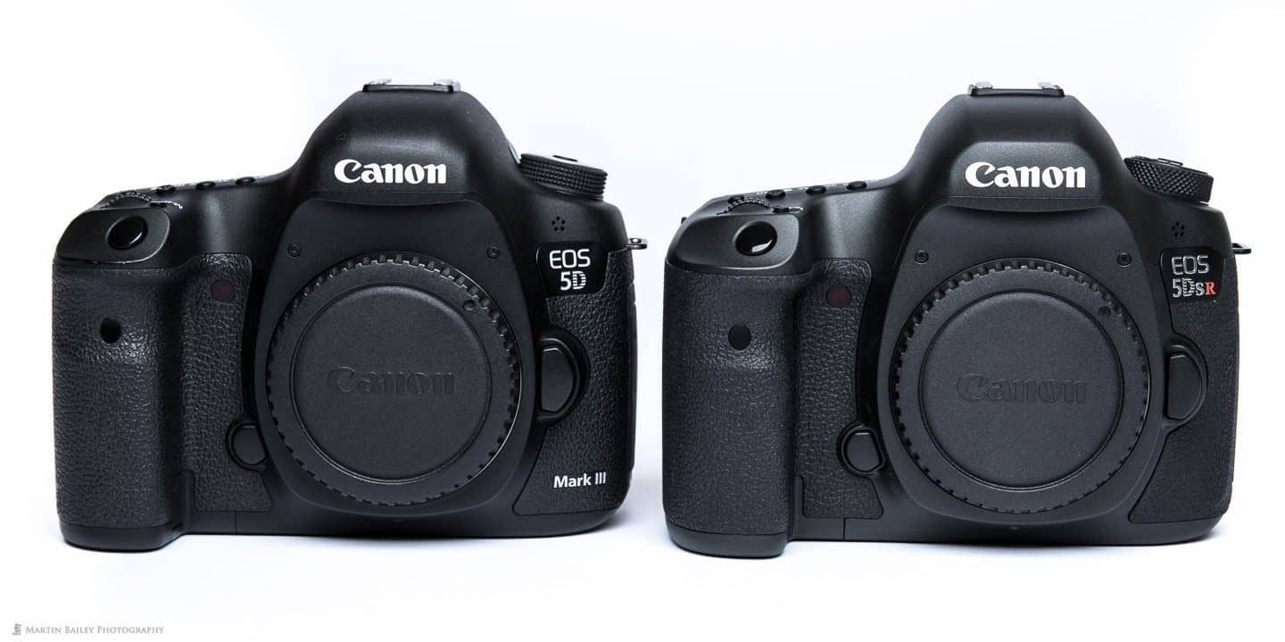 Canon EOS 5D Mark III and 5Ds R Comparison (front)