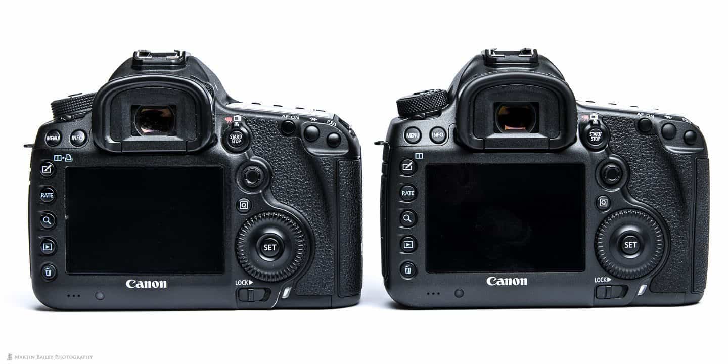 Canon EOS 5D Mark III and 5Ds R Comparison (back)