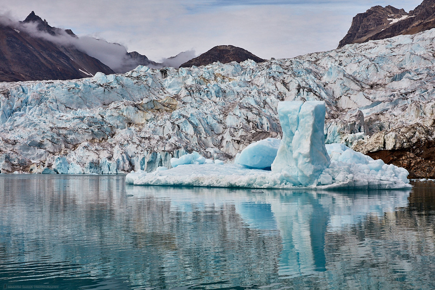 Ice Pillar Near Knud Rasmussen Glacier