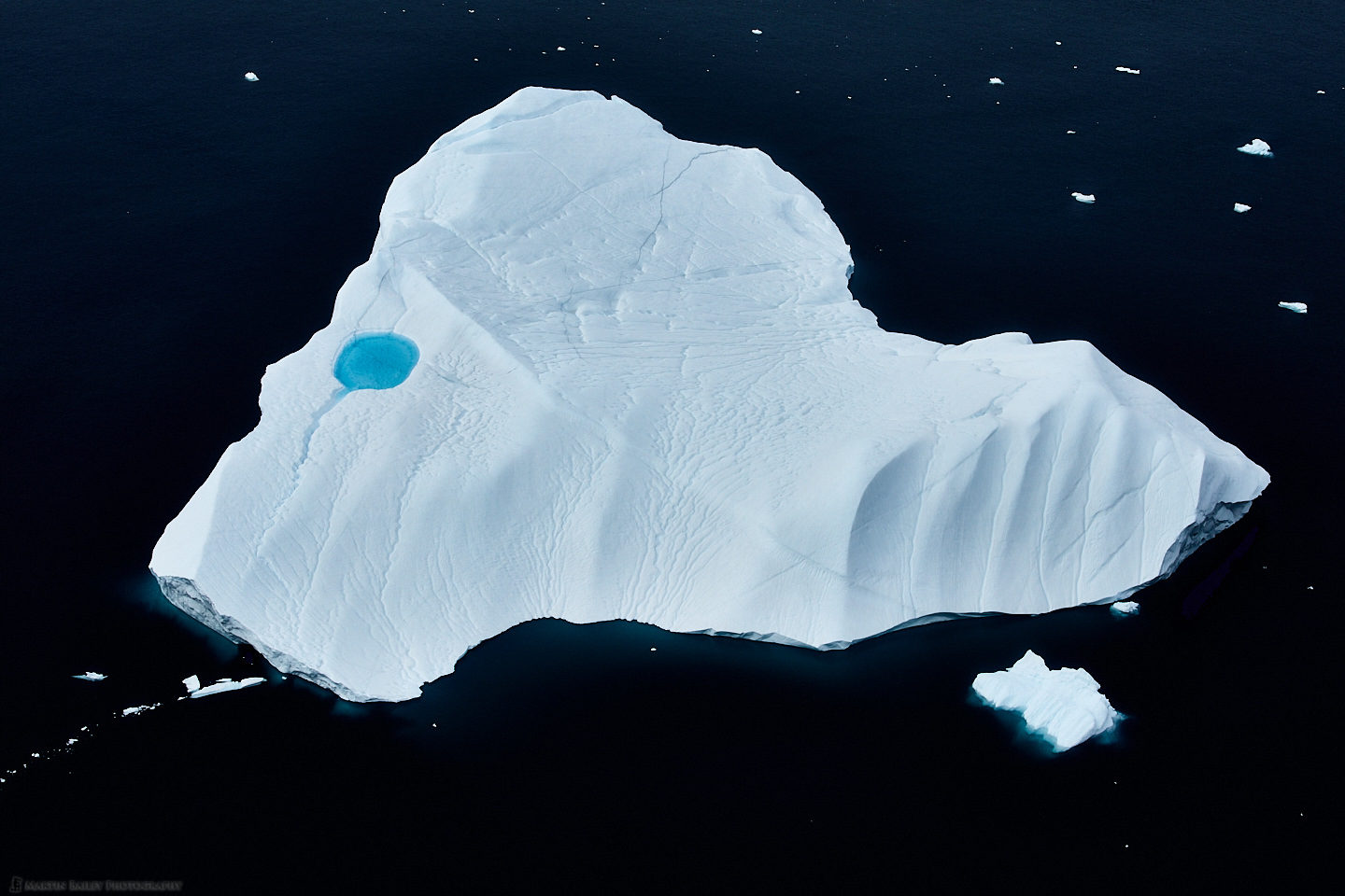 Iceberg with Blue Pool