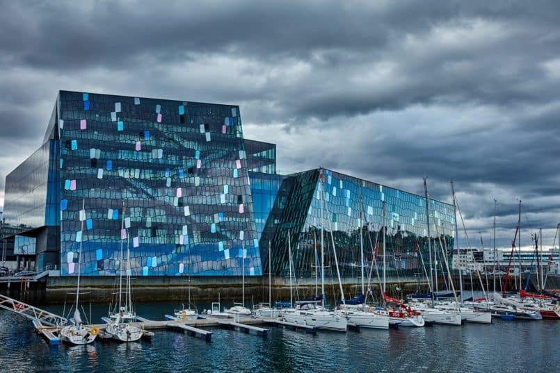 Harpa Building and Harbor
