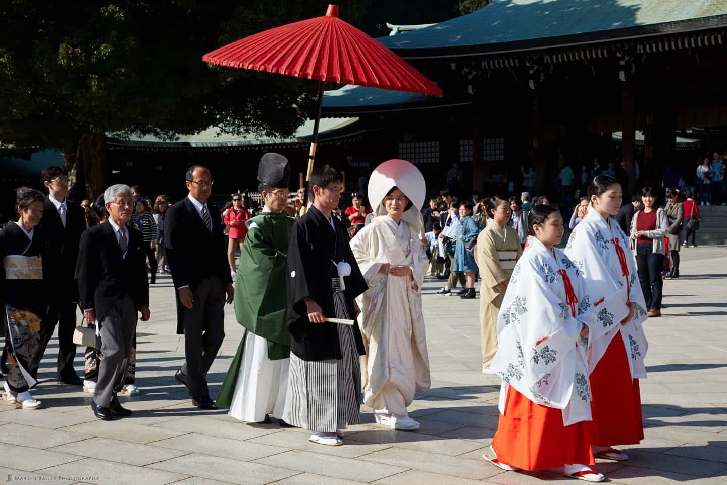 Meiji Shrine Wedding Procession
