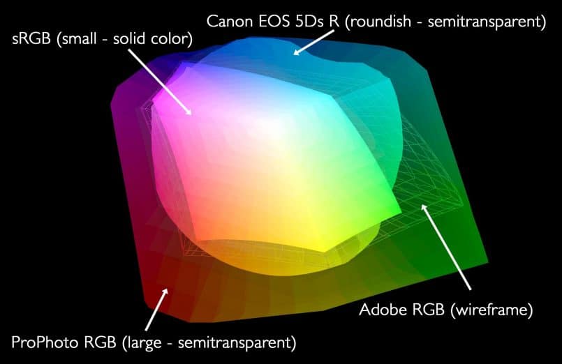 Camera Profile with Working Color Spaces
