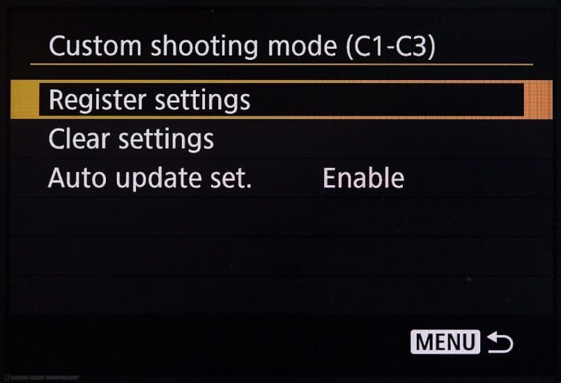 Canon EOS 5Ds R Custom Settings Auto Update