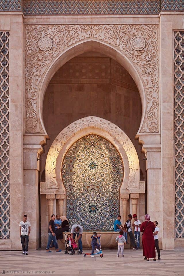 Hassan II Mosque Archway