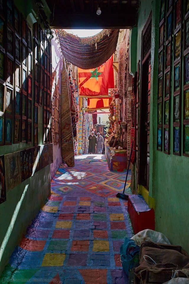 Colorful Fes Alleyway