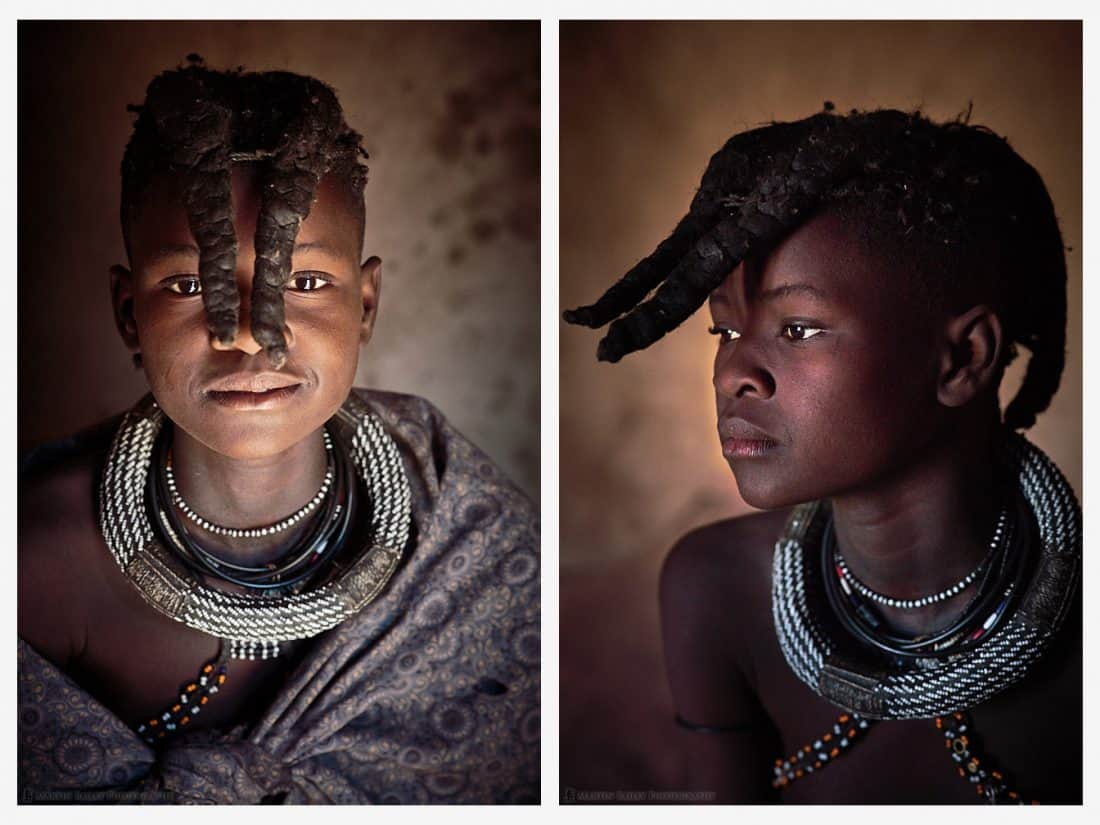 Himba Young Girl Portraits