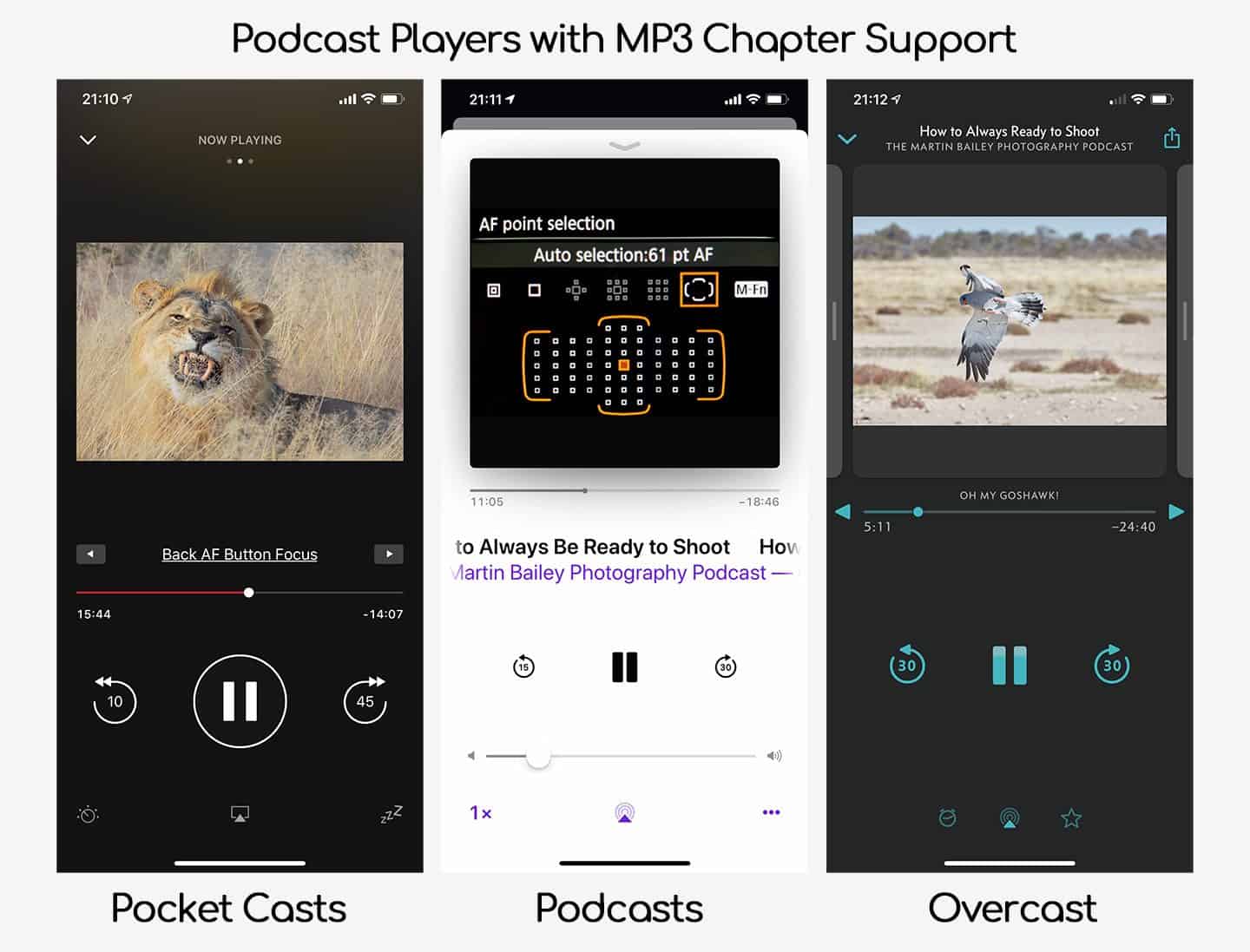 Podcast Players that Support MP3 Chapters