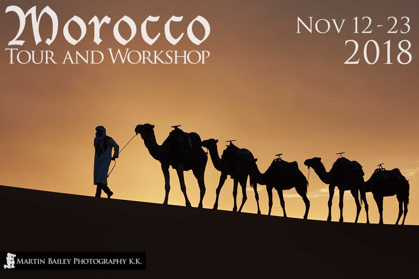 Morocco Tour & Workshop 2018 Balance Payment