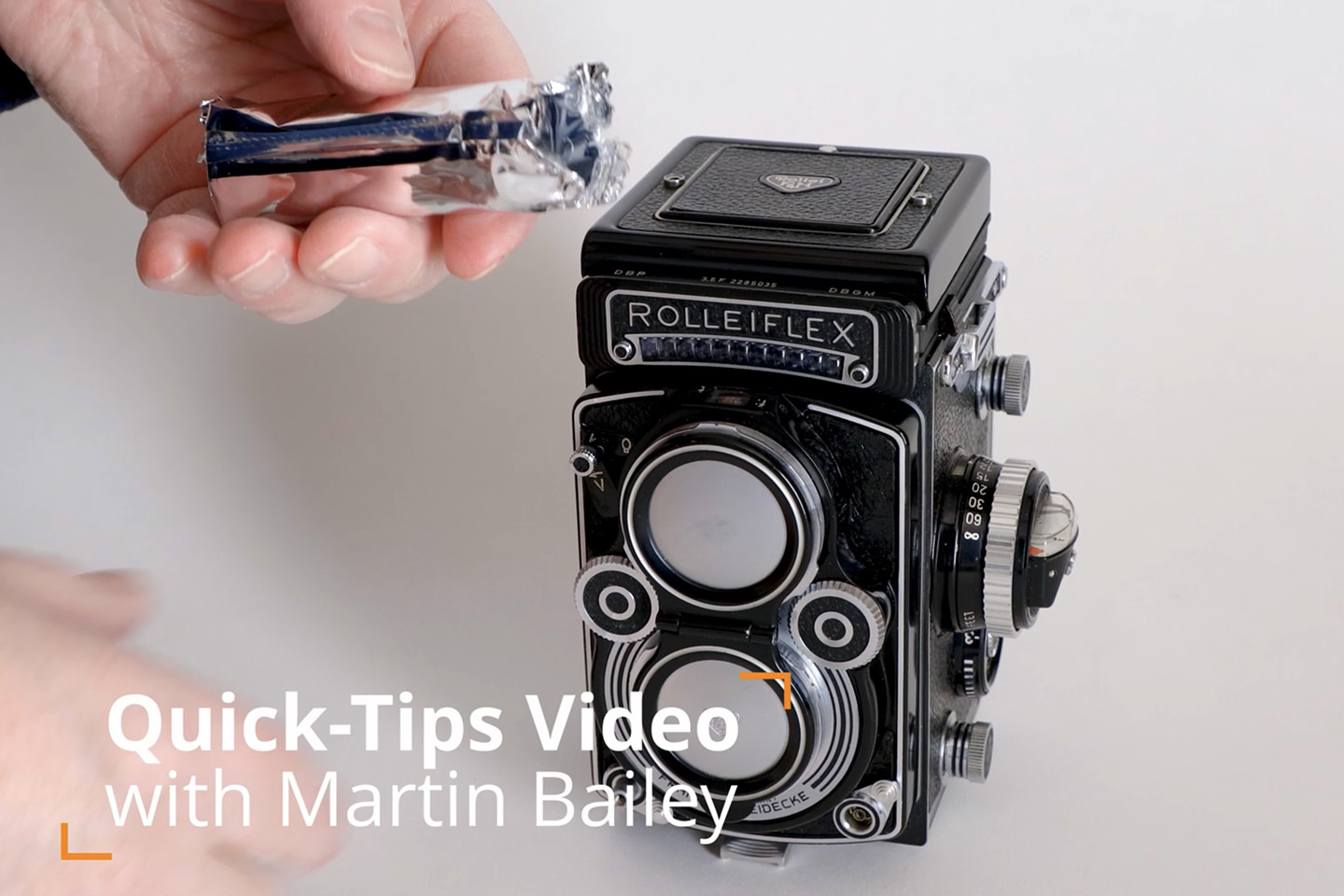 Loading 120 Film into the Rolleiflex 3.5F Camera (podcast 689)