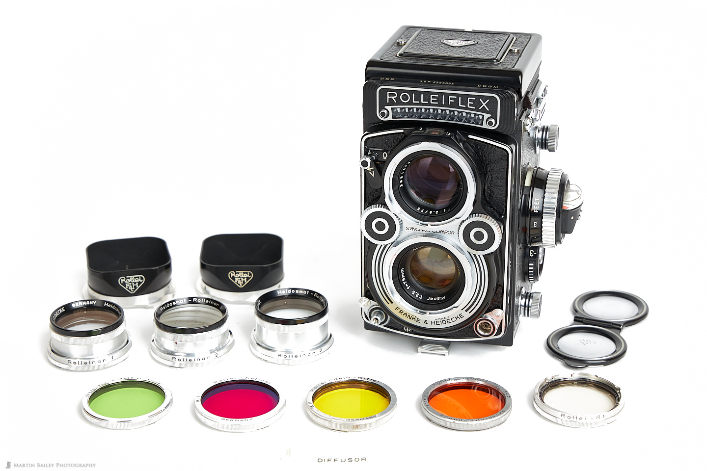 Rolleiflex Rolleicord Rollei TLR Bayonet-III Bay 3 Filter Clear Yellow Red NEW 