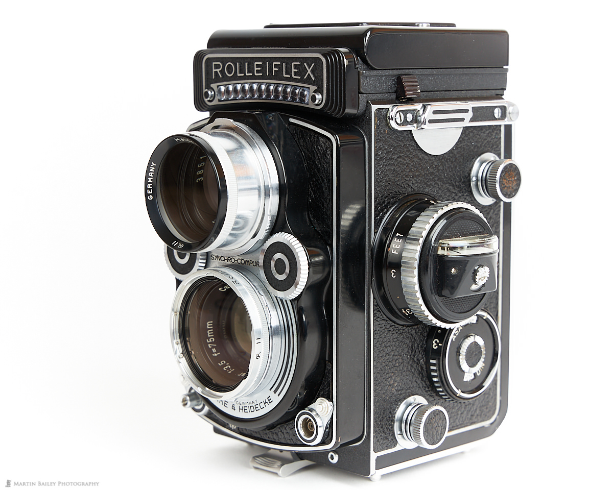 Rolleiflex 3.5F with Rolleinar 3 Close-up Filters