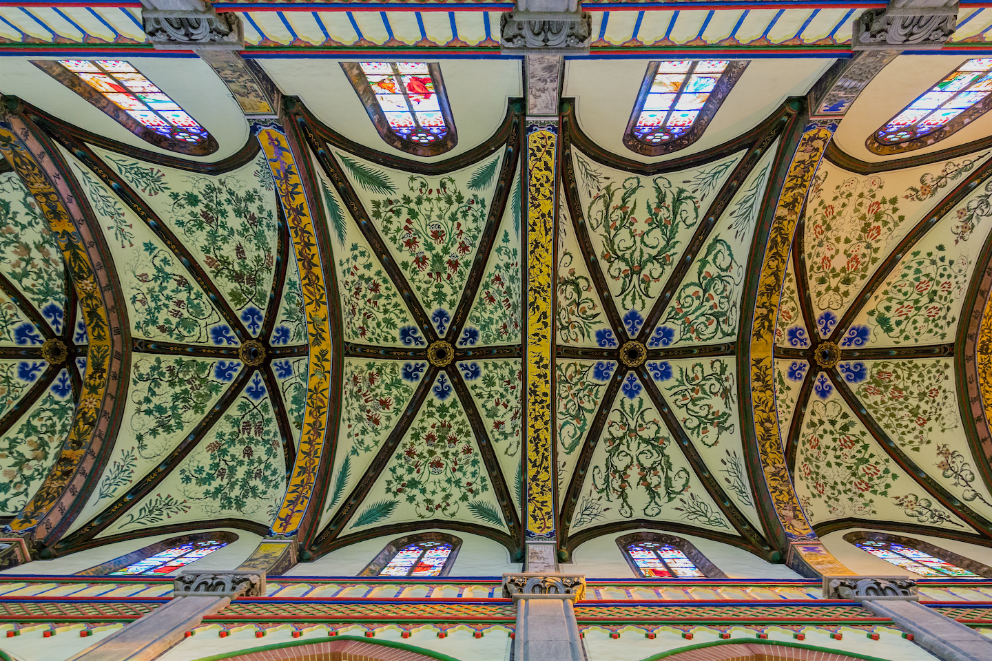 The Spectacular Ceiling at St. Joseph's Cathedral