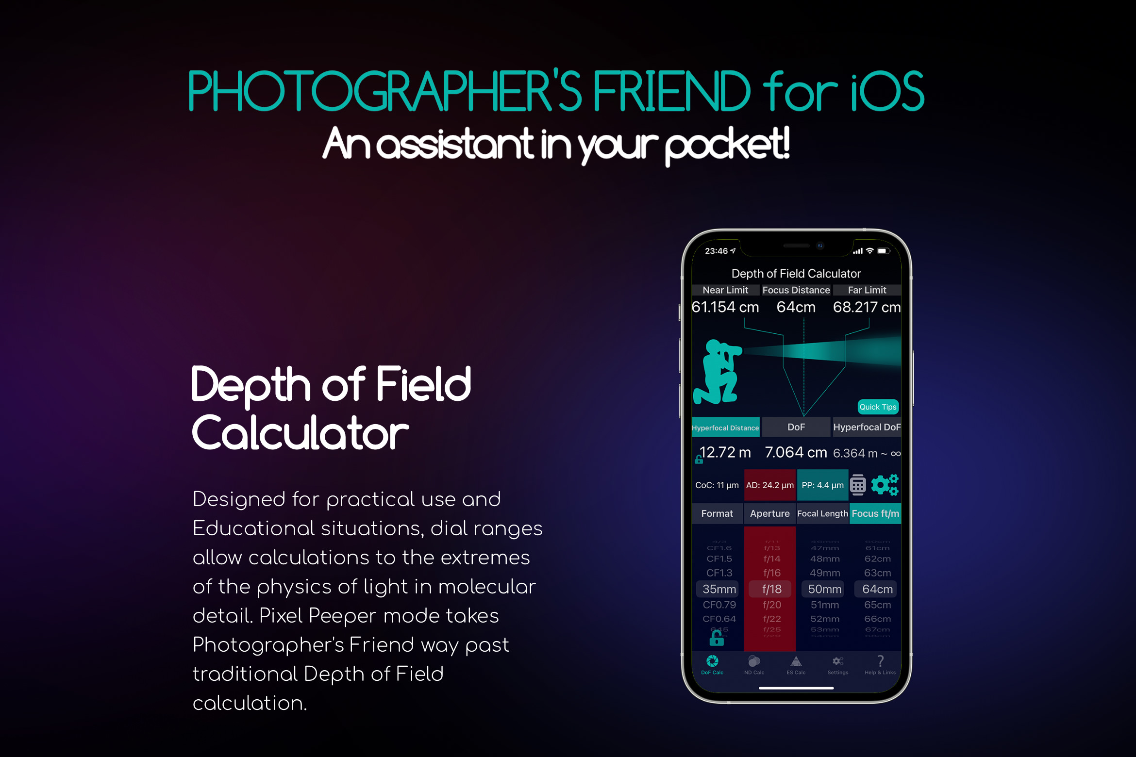 Photographer’s Friend App for iOS