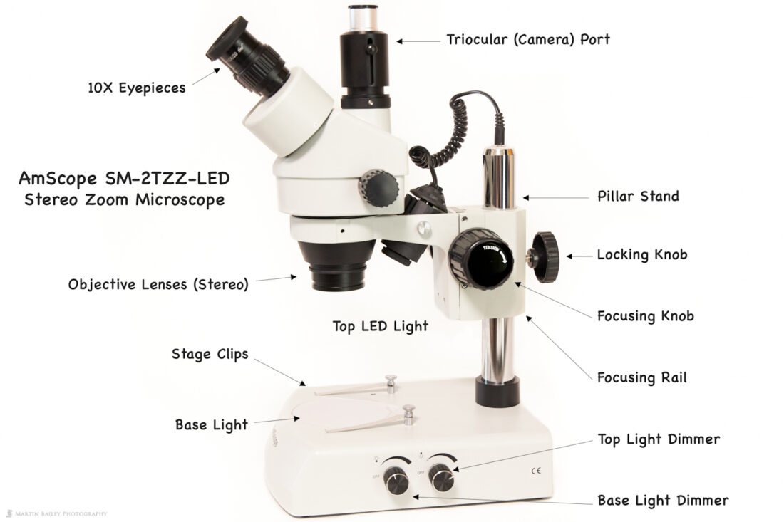 AmScope SM-2TZZ-LED Stereo Zoom Microscope