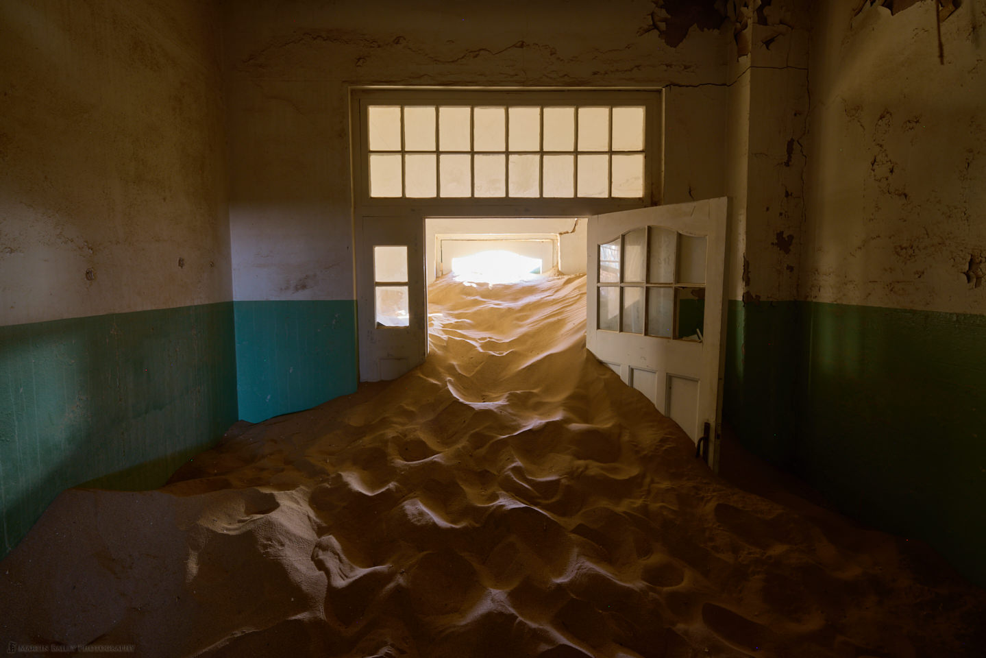 Kolmanskop Hospital Side Room with Sand